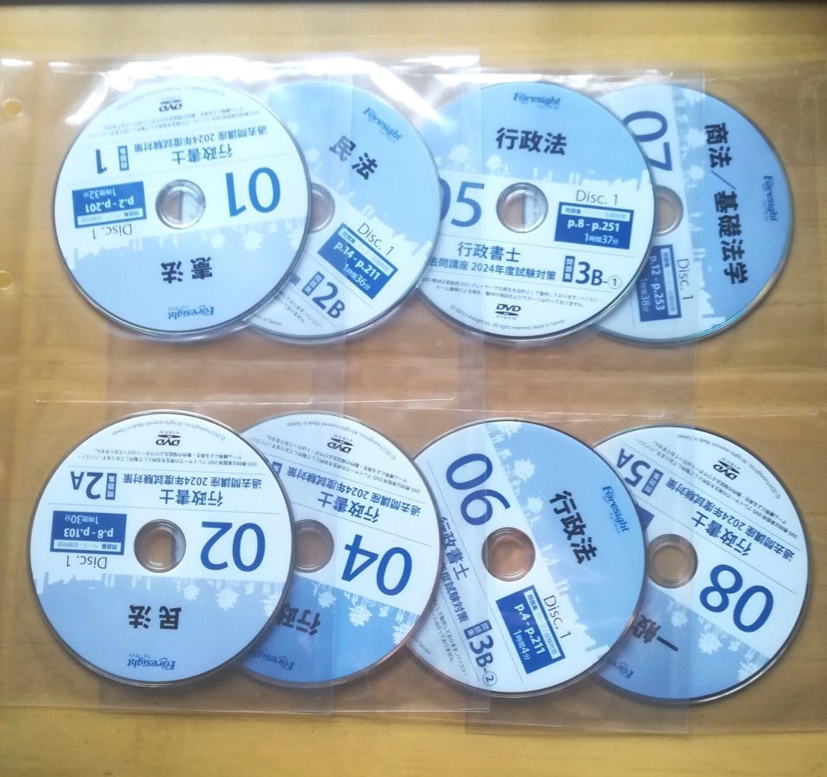 ☆ DVD 2024年 フォーサイト 行政書士 合格講座 基礎講座 過去問